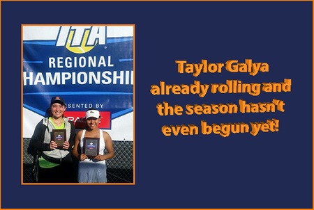 Awards start early for Taylor Galya!