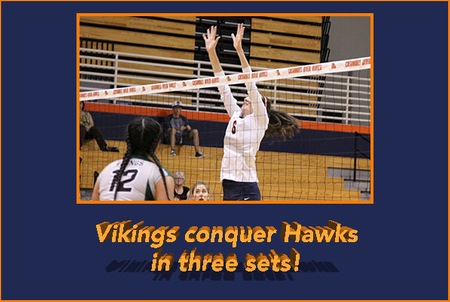 Vikings conquer the Hawks 3-0